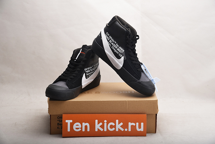 Off-White  Nike Blazer Black AA3832-001