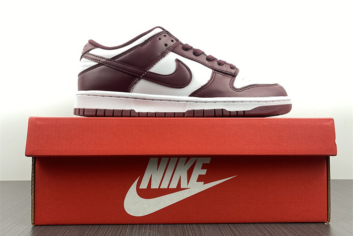 New Nike Dunk Low “Bordeaux” White/Bordeaux   DD1503-108