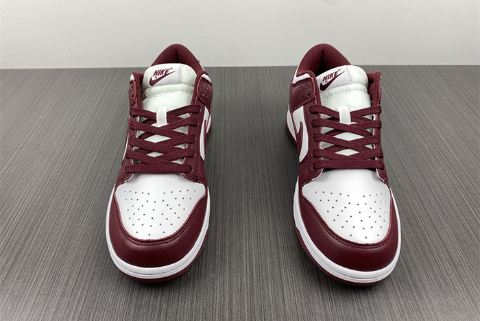 New Nike Dunk Low “Bordeaux” White/Bordeaux   DD1503-108