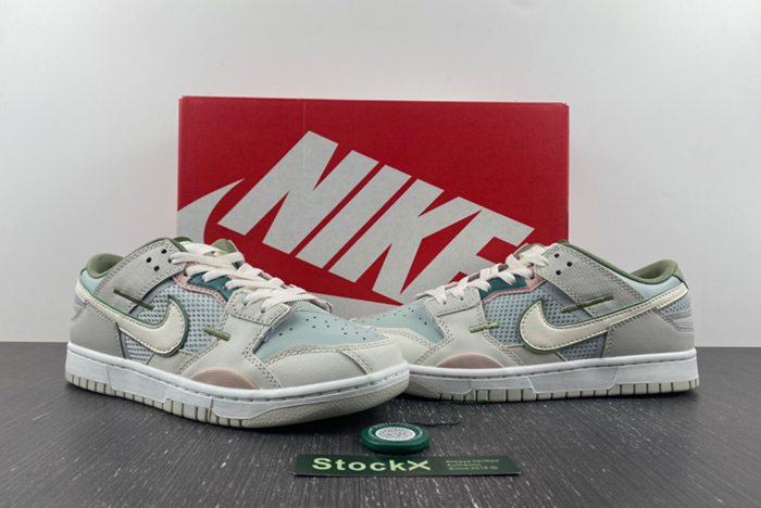 Nike Dunk Low Scrap Grey Haze Phantom  DM0802-001