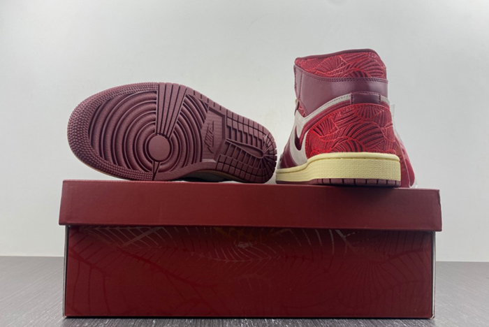 Air Jordan 1 Mid SE WMNS "Tiki Leaf"  DZ2820-601