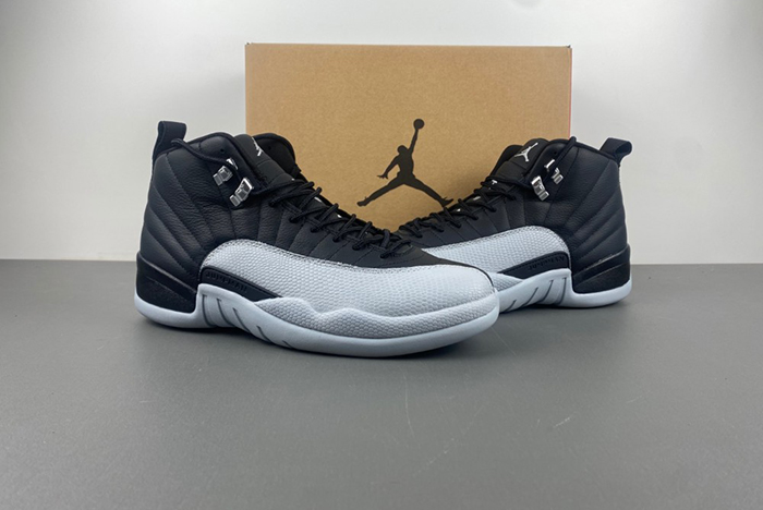 AIR JORDAN 12 “BLACK/WOLF GREY” CT8013-010